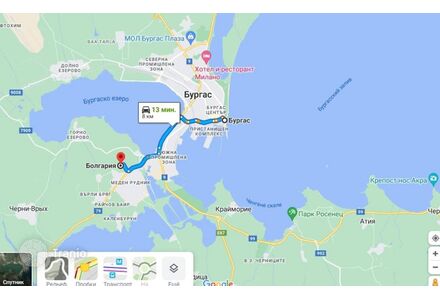 Земля в Бургасе участок в пределах города 2193м²
