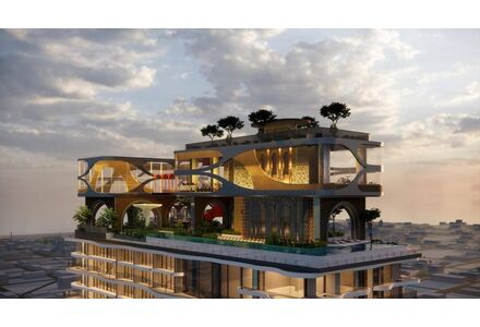 Квартира 2-комнатная 1+1 в горах в Пномпене 60м² 24 этаж
