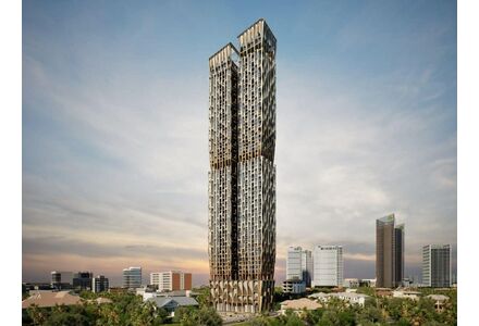 Квартира 2-комнатная 1+1 в Пномпене площадь 60м² 20 этаж