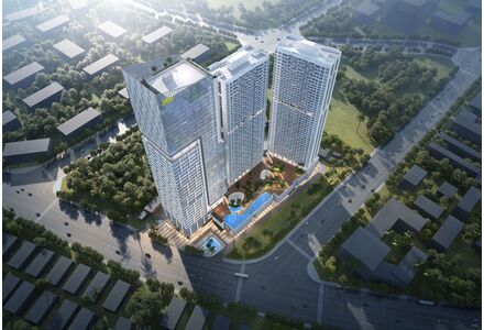 Квартира 1-комнатная студия 1+0 в Пномпене площадь 37.26м² 12 этаж