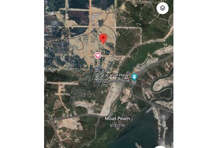 Земля у моря в Сиануквиле участок в пригороде 360м²