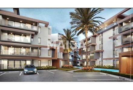 Квартира 1-комнатная студия 1+0 в Пунта-Кана (Баваро) площадь 55м² 4 этаж