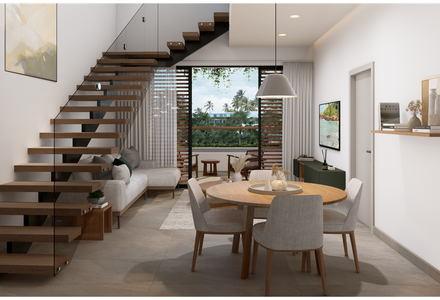 Квартира 3-комнатная 2+1 в Пунта-Кана (Баваро) площадь 140м²