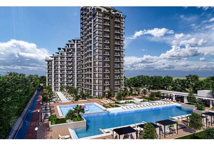 Квартира 1-комнатная студия 1+0 в Газиверене площадь 92м²