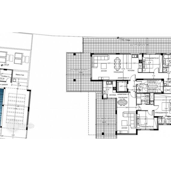 Apartment 1-room 2+1 in Limassol (Limassol (downtown)) Cyprus area 172m² , 11 image