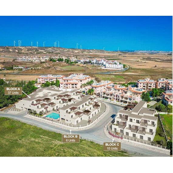 Apartment 2-room 1+1 in Larnaca Cyprus area 68m² , 6 image