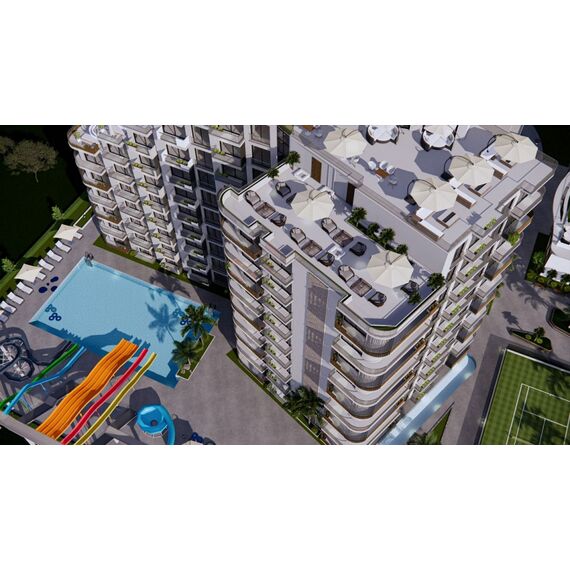 Apartment 1-room by the sea in Kazivera Cyprus area 30m² , 4 image