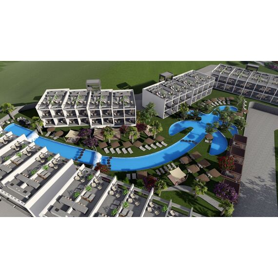 Квартира 3-комнатная 2+1 у моря в Бахчели площадь 70м²