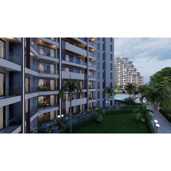 Apartment 1-room 1+0 studio by the sea in Kazivera (Kazivera) Cyprus area 30m² 2 floor, 11 image