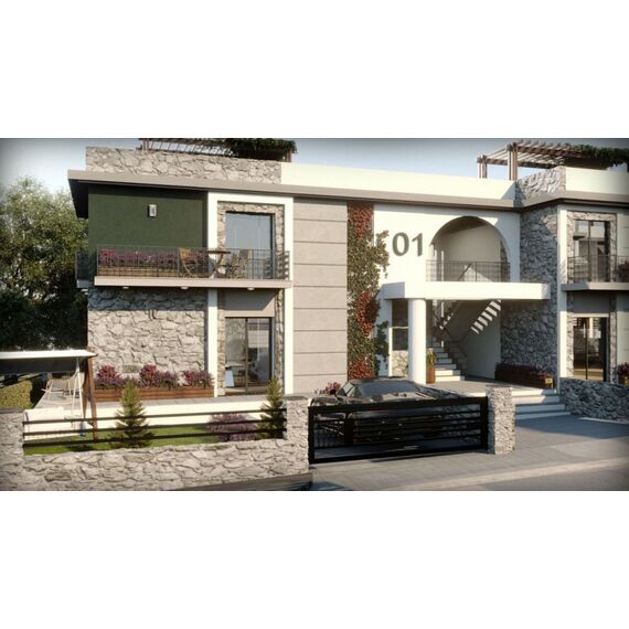 Apartment 4-room 3+1 by the sea in Kyrenia (downtown) Cyprus area 117m² , 3 image