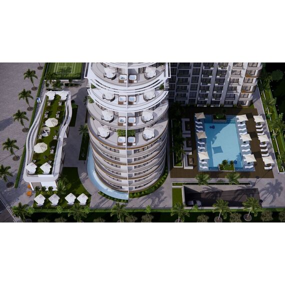 Apartment 1-room by the sea in Kazivera Cyprus area 30m² , 5 image