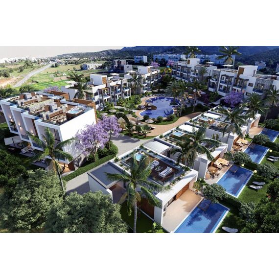 Квартира 3-комнатная 2+1 у моря в Бахчели площадь 80м², изображение 10