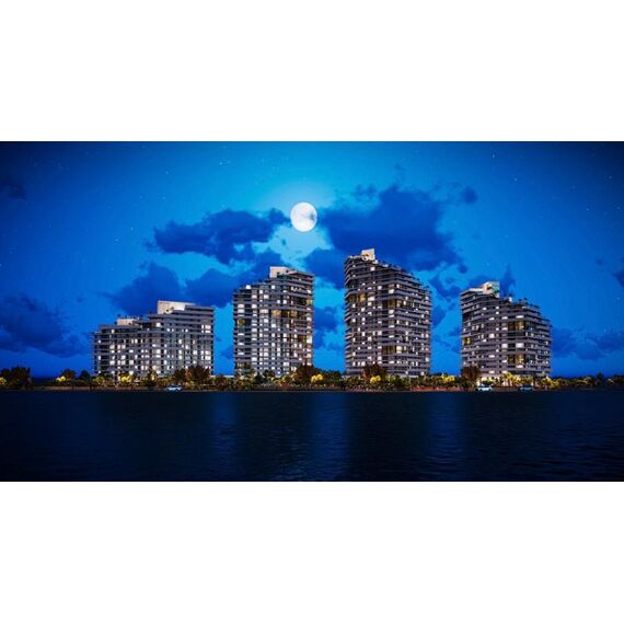 Apartment 3-room 2+1 by the sea in Iskele Cyprus area 44m² 18 floor