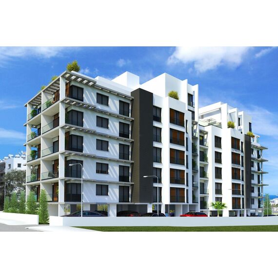 Квартира 4-комнатная 3+1 у моря в центре Кирении площадь 165м²