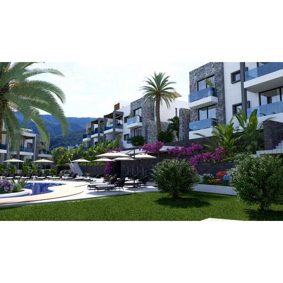 Квартира 3-комнатная 2+1 у моря в Бахчели площадь 80м², изображение 2