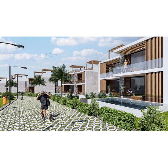 Квартира 2-комнатная 1+1 у моря в Бахчели площадь 65м², изображение 6