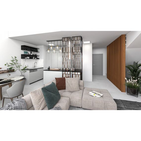 Квартира 1-комнатная студия 1+0 в Искеле площадь 95м², изображение 15