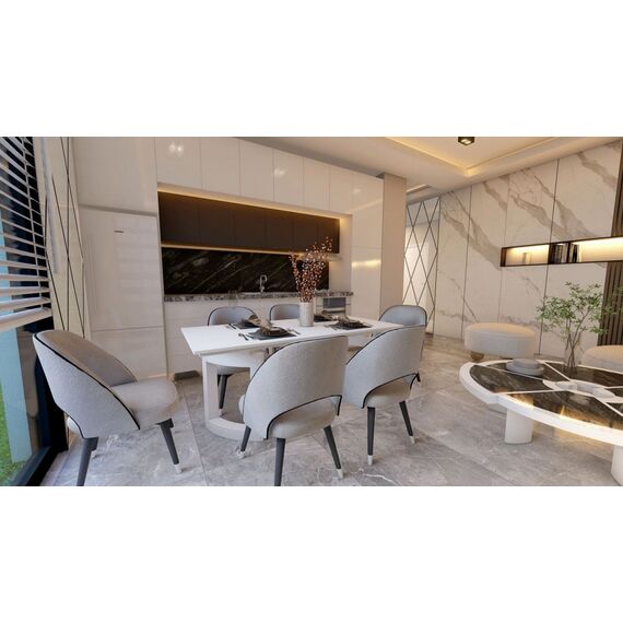Квартира 2-комнатная 1+1 в Алсанджаке площадь 58м², изображение 12