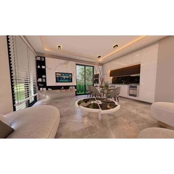 Квартира 2-комнатная 1+1 в Алсанджаке площадь 58м², изображение 11