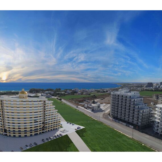 Квартира 1-комнатная студия 1+0 у моря в Искеле площадь 39м²