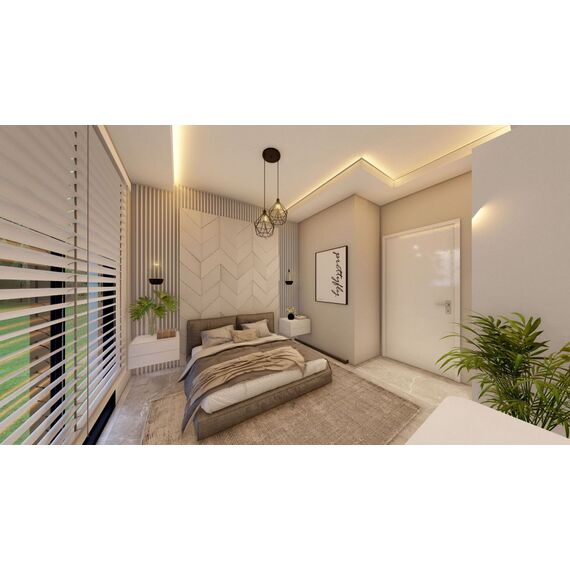 Квартира 2-комнатная 1+1 в Алсанджаке площадь 58м², изображение 13