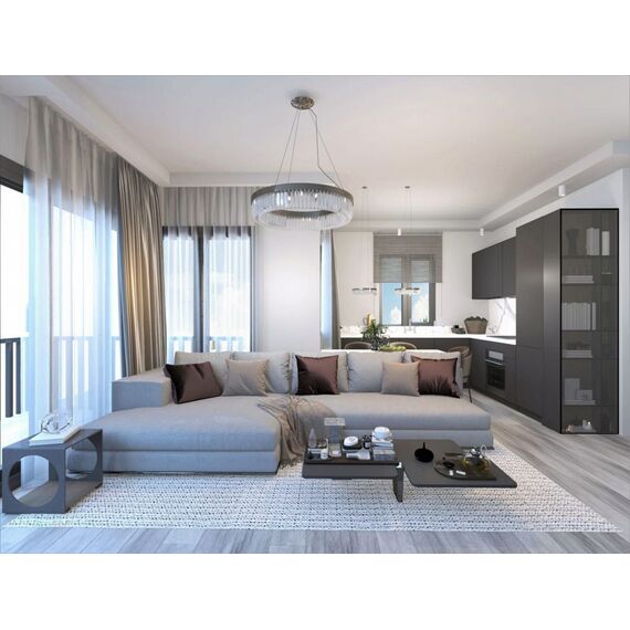 Apartment 2-room 1+1 in Bahcheli Cyprus area 54m² 1 floor, 10 image