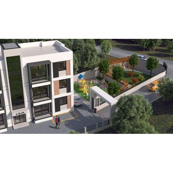 Квартира 2-комнатная 1+1 в центре Кирении площадь 48м², изображение 3
