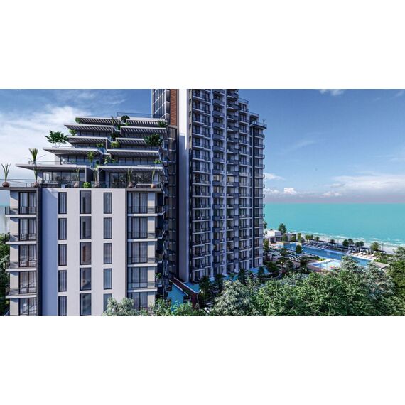 Квартира 2-комнатная 1+1 у моря в Газиверене площадь 70м² 8 этаж, изображение 5
