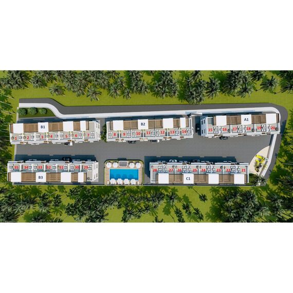 Apartment 3-room 2+1 by the sea in Iskele Cyprus area 165m² 1 floor, 3 image