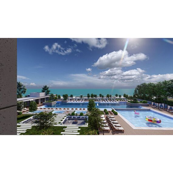 Apartment 2-room 1+1 by the sea in Kazivera Cyprus area 70m² 12 floor, 6 image