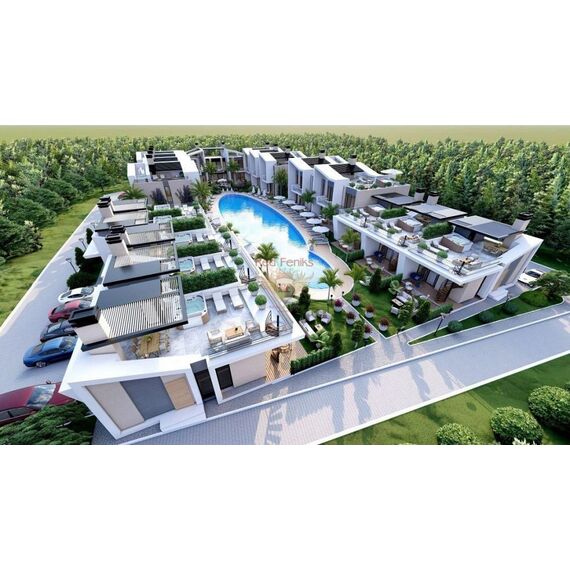 Квартира 2-комнатная 1+1 в центре Кирении площадь 52м²