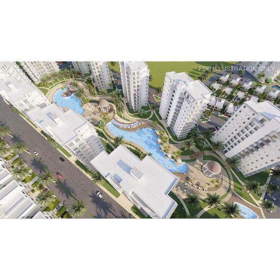 Apartment 2-room 1+1 by the sea in Iskele Cyprus area 60m² 1 floor, 2 image