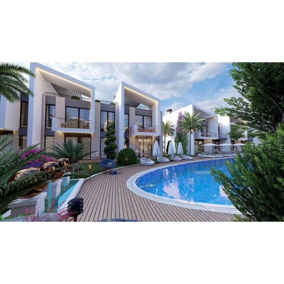 Квартира 2-комнатная 1+1 в центре Кирении площадь 52м², изображение 2