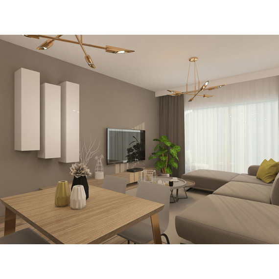 Квартира 2-комнатная 1+1 в Алсанджаке площадь 56м², изображение 7