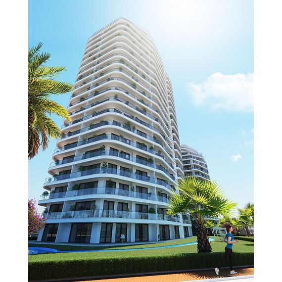 Apartment 2-room 1+1 by the sea in Kazivera (Kazivera) Cyprus area 34m² , 8 image