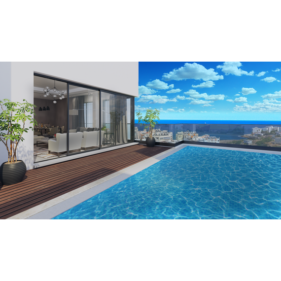 Квартира 4-комнатная 3+1 в центре Кирении площадь 200м², изображение 9