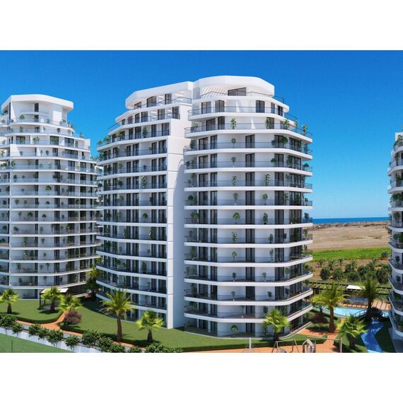 Apartment 2-room 1+1 by the sea in Kazivera (Kazivera) Cyprus area 34m² , 4 image