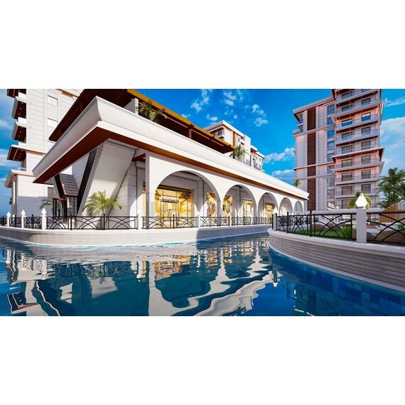 Apartment 1-room 1+0 studio by the sea in Iskele (Long Beach) Cyprus area 48m² 