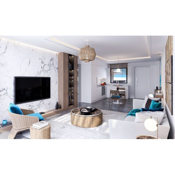 Apartment 3-room 2+1 by the sea in Esentepe Cyprus area 82m² 