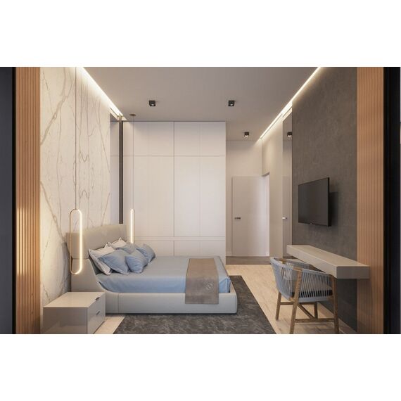 Квартира 4-комнатная 3+1 у моря в Эсентепе площадь 125м², изображение 9
