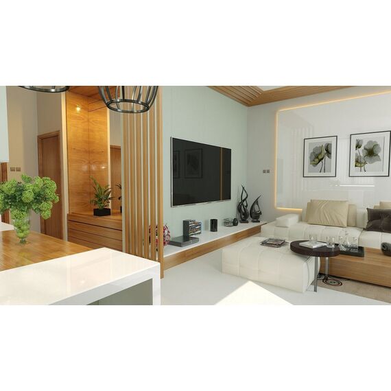 Квартира 3-комнатная 2+1 у моря в Эсентепе площадь 100м², изображение 2
