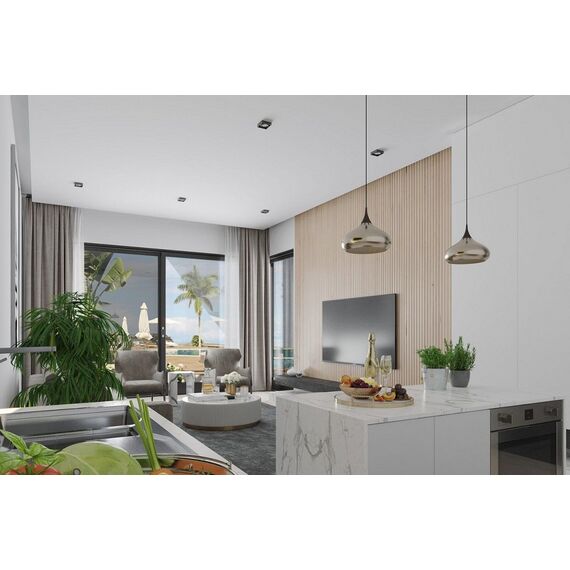Квартира 4-комнатная 3+1 у моря в Эсентепе площадь 125м², изображение 3