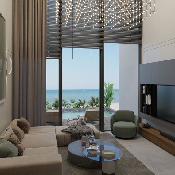 Apartment 3-room 2+1 by the sea in Kyrenia (downtown) Cyprus area 80m² , 16 image