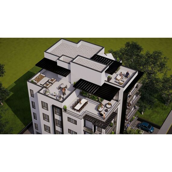 Квартира 4-комнатная 3+1 у моря в Фамагусте (Газимагуса) площадь 125м²
