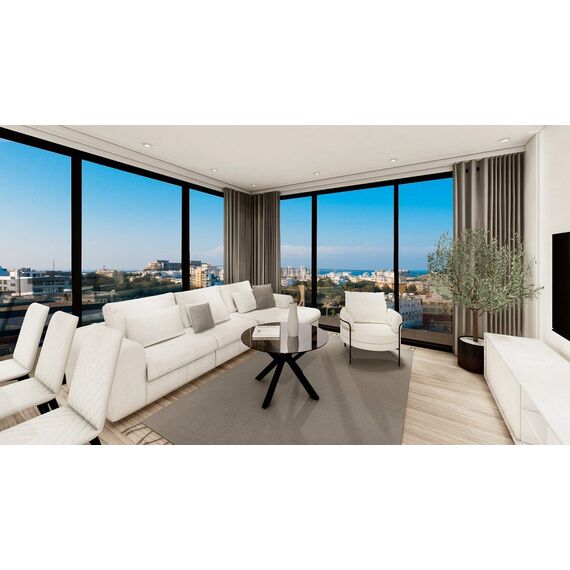 Apartment 4-room 3+1 by the sea in Kyrenia (downtown) Cyprus area 90m² , 5 image