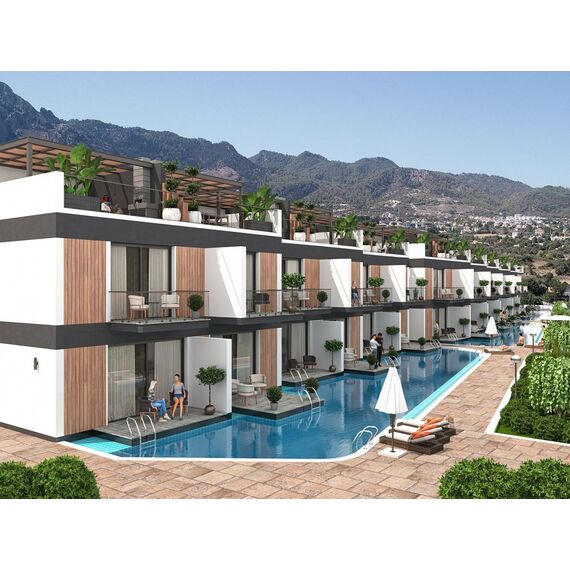 Apartment 3-room 2+1 by the sea in Kyrenia (downtown) Cyprus area 90m² , 3 image