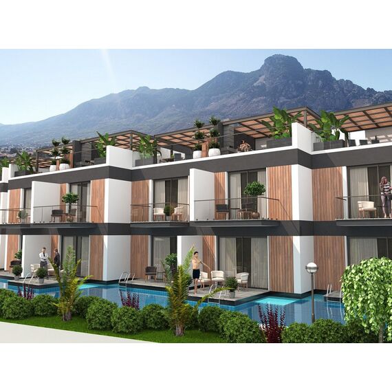 Apartment 3-room 2+1 by the sea in Kyrenia (downtown) Cyprus area 90m² , 7 image
