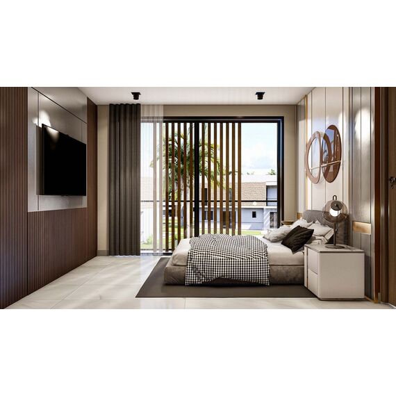 Квартира 3-комнатная 2+1 у моря в центре Кирении площадь 81м², изображение 3