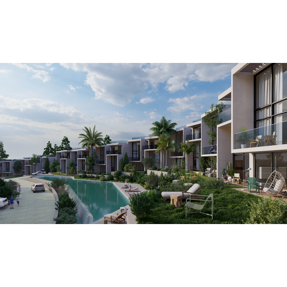 Apartment 2-room 1+1 by the sea in Kyrenia (downtown) Cyprus area 53m² , 11 image