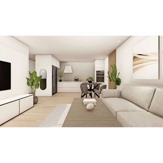 Квартира 3-комнатная 2+1 у моря в центре Кирении площадь 70м², изображение 6